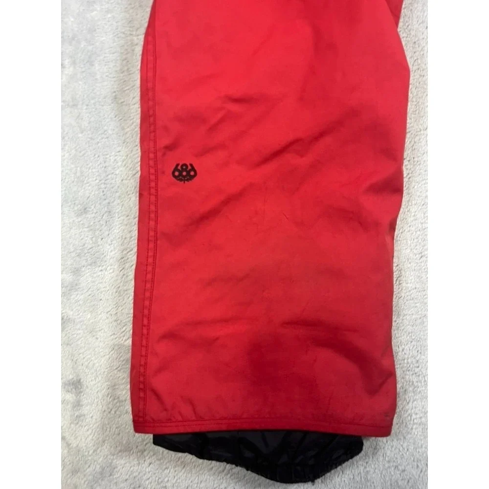 686 Snow Pants Mens Medium Red Mannual Standard Snowboard Ski Waterproof Boot